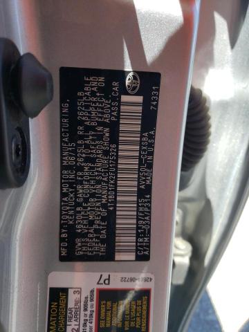 Photo 10 from auction – 2015 TOYOTA CAMRY HYBR with VIN 4T1BD1FK2FU175326