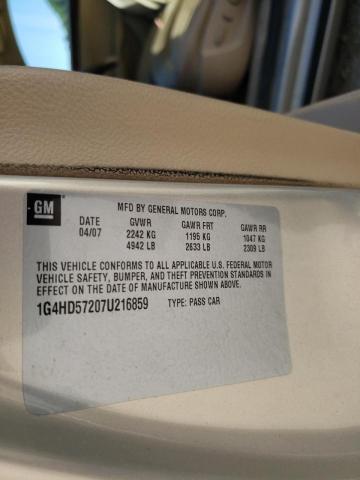 Фото 10 с аукциона – 2007 BUICK LUCERNE CX с VIN 1G4HD57207U216859
