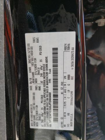 Photo 10 from auction – 2018 FORD F150 SUPER with VIN 1FTEW1CGXJFD60460