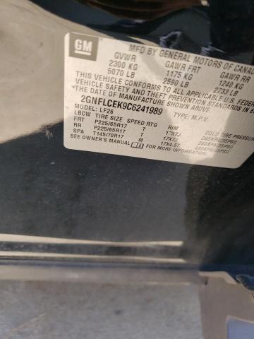 Photo 10 from auction – 2012 CHEVROLET EQUINOX LS with VIN 2GNFLCEK9C6241989