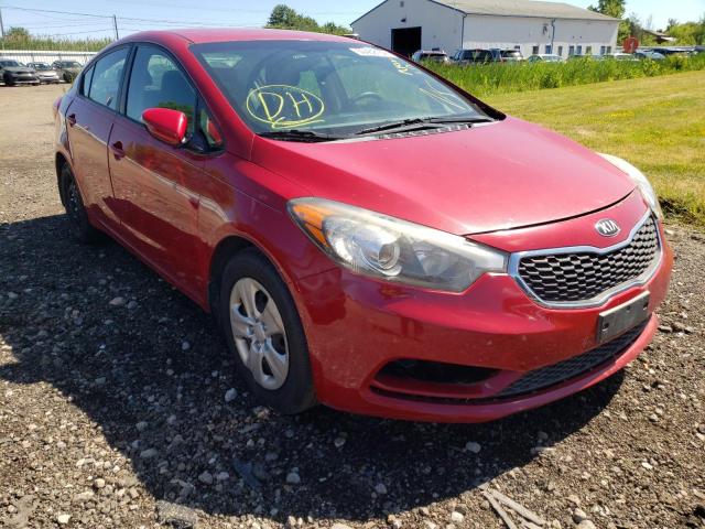 KIA FORTE LX 2015 with VIN KNAFX4A69F5276606 - Photo from auction