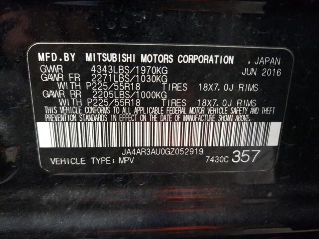 Photo 10 from auction – 2016 MITSUBISHI OUTLANDER with VIN JA4AR3AU0GZ052919