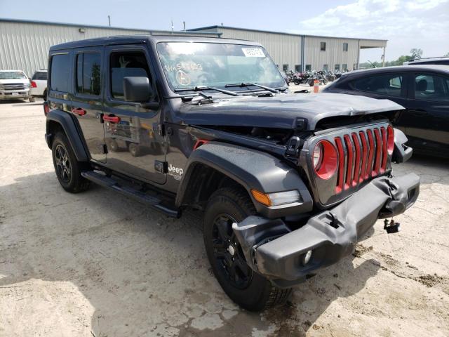 JEEP WRANGLER U 2021 with VIN 1C4HJXDG3MW536623 - Photo from auction