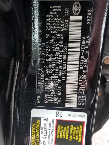 Photo 10 from auction – 2013 TOYOTA AVALON BAS with VIN 4T1BK1EB4DU015520