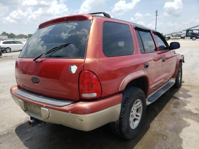 Photo 4 from auction – 2001 DODGE DURANGO with VIN 1B4HR28Z81F589141