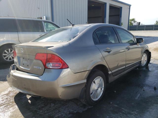 Photo 4 from auction – 2008 HONDA CIVIC HYBR with VIN JHMFA36238S016080