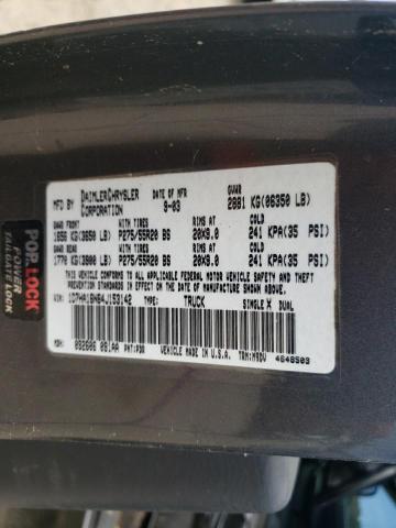 Photo 10 from auction – 2004 DODGE RAM 1500 S with VIN 1D7HA16N64J153142