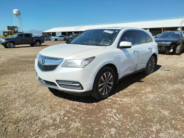 Photo 2 from auction – 2015 ACURA MDX TECHNO with VIN 5FRYD4H61FB001061