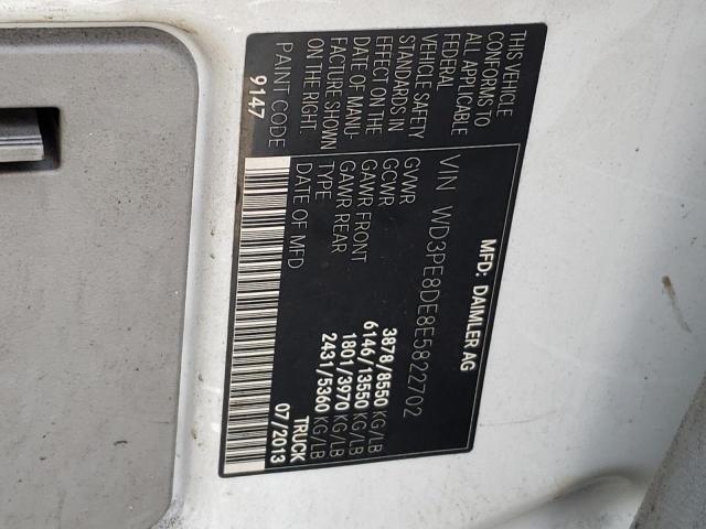 Photo 10 from auction – 2014 MERCEDES-BENZ SPRINTER 2 with VIN WD3PE8DE8E5822702