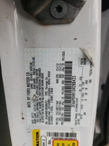 Photo 10 from auction – 2013 FORD FUSION SE with VIN 3FA6P0HR1DR288423