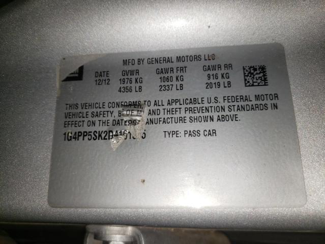 Photo 10 from auction – 2013 BUICK VERANO with VIN 1G4PP5SK2D4161885