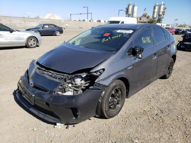 Photo 2 from auction – 2013 TOYOTA PRIUS with VIN JTDKN3DU7D5558557