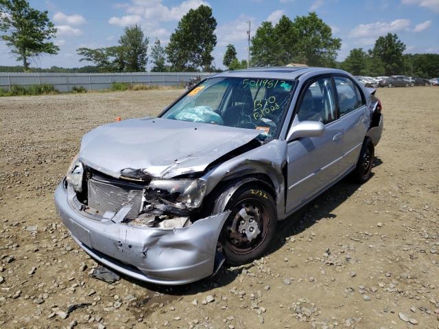 Photo 2 from auction – 2002 HONDA CIVIC EX with VIN 2HGES26852H510658