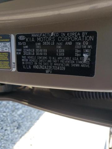 Photo 10 from auction – 2014 KIA SOUL with VIN KNDJN2A22E7014109