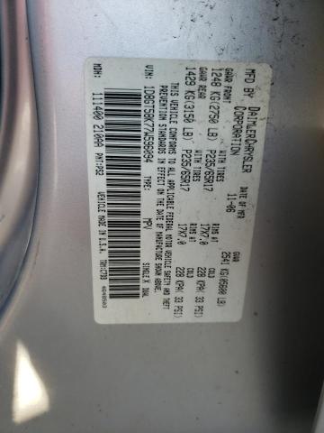 Photo 10 from auction – 2007 DODGE NITRO SLT with VIN 1D8GT58K77W596094