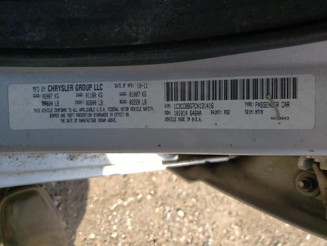 Photo 10 from auction – 2012 CHRYSLER 200 TOURIN with VIN 1C3CCBBG7CN131416