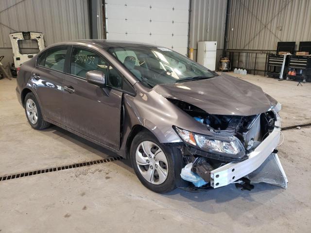 HONDA CIVIC LX 2014 with VIN 19XFB2F58EE233061 - Photo from auction