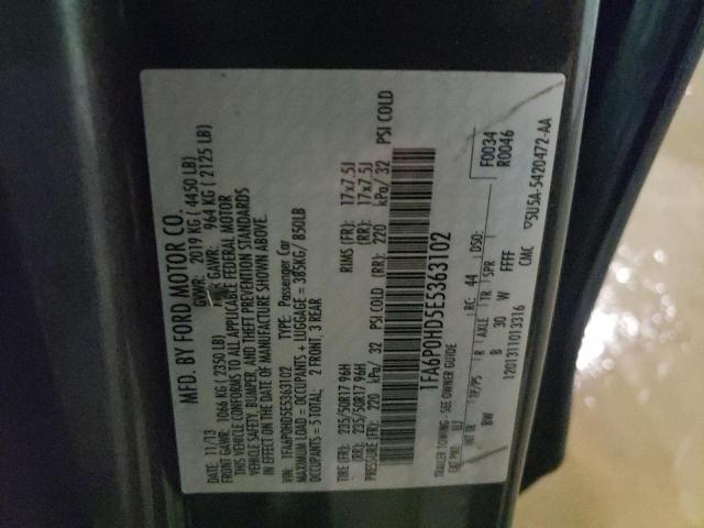 Photo 10 from auction – 2014 FORD FUSION SE with VIN 1FA6P0HD5E5363102
