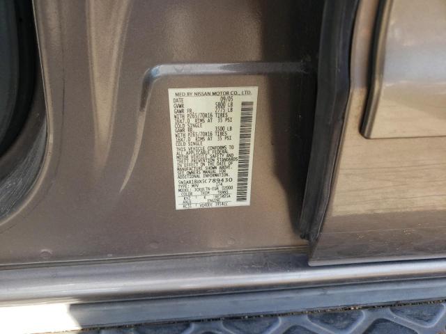 Photo 10 from auction – 2005 NISSAN PATHFINDER with VIN 5N1AR18UX5C789430