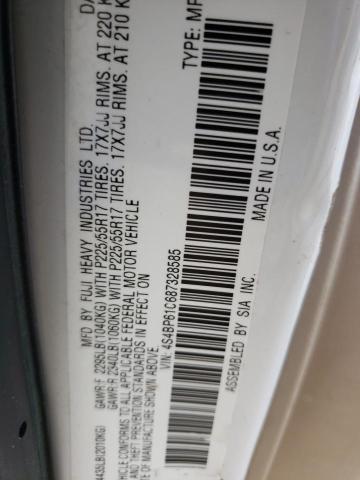 Photo 10 from auction – 2008 SUBARU OUTBACK 2. with VIN 4S4BP61C687328585