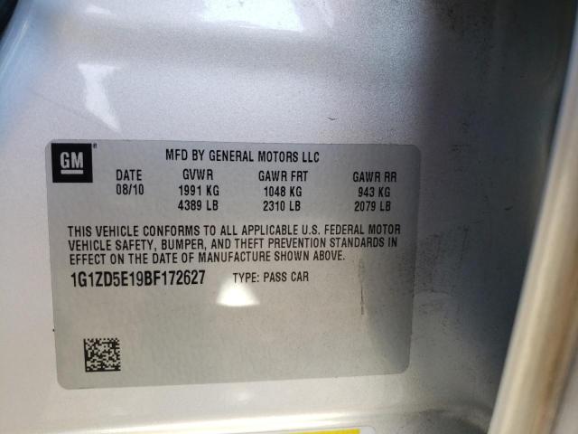 Photo 10 from auction – 2011 CHEVROLET MALIBU 2LT with VIN 1G1ZD5E19BF172627