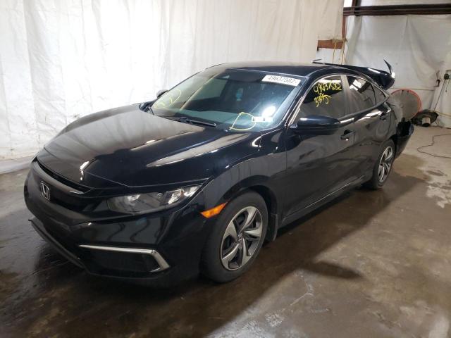 Photo 2 from auction – 2019 HONDA CIVIC LX with VIN 2HGFC2F6XKH588157