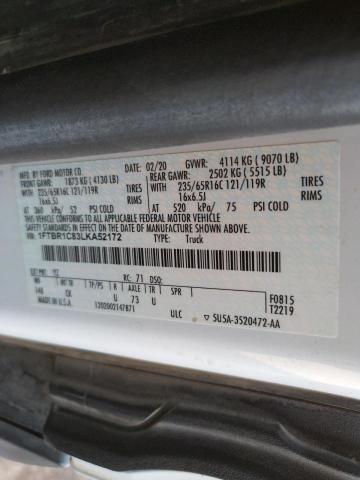Photo 10 from auction – 2020 FORD TRANSIT T- with VIN 1FTBR1C83LKA52172