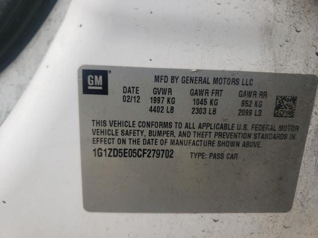 صورة رقم 10 من المزاد - 2012 CHEVROLET MALIBU 2LT مع VIN 1G1ZD5E05CF279702