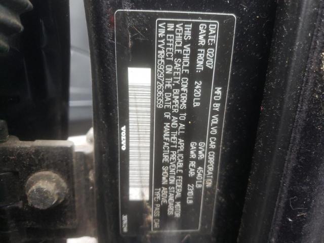 Photo 10 from auction – 2007 VOLVO S60 2.5T with VIN YV1RH592972636359