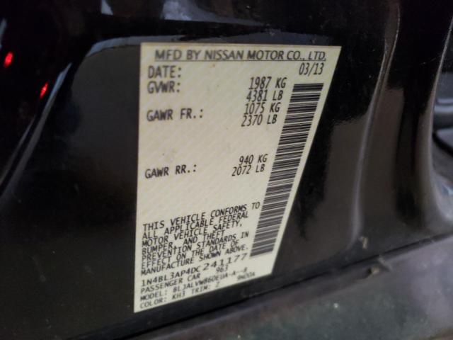 Photo 10 from auction – 2013 NISSAN ALTIMA 3.5 with VIN 1N4BL3AP4DC241177