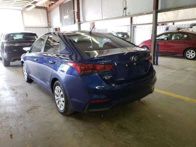 Photo 3 from auction – 2020 HYUNDAI ACCENT SE with VIN 3KPC24A67LE094147