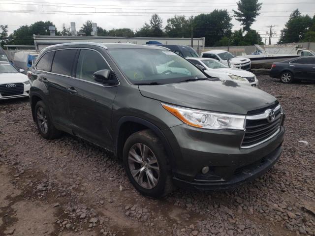TOYOTA HIGHLANDER 2015 с VIN 5TDJKRFH4FS085284 - Фото с аукциона