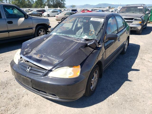 Photo 2 from auction – 2001 HONDA CIVIC LX with VIN 2HGES16581H548660
