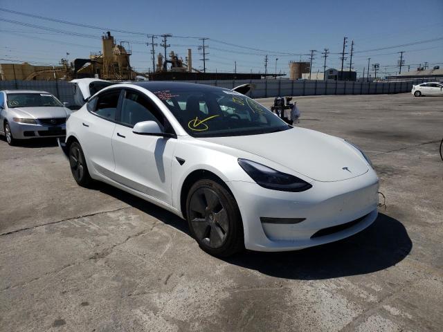 TESLA MODEL 3 2021 with VIN 5YJ3E1EB4MF099220 - Photo from auction