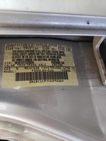 Zdjęcie 10 z aukcji – 2012 NISSAN VERSA S z VIN 3N1BC1CP7CK295564