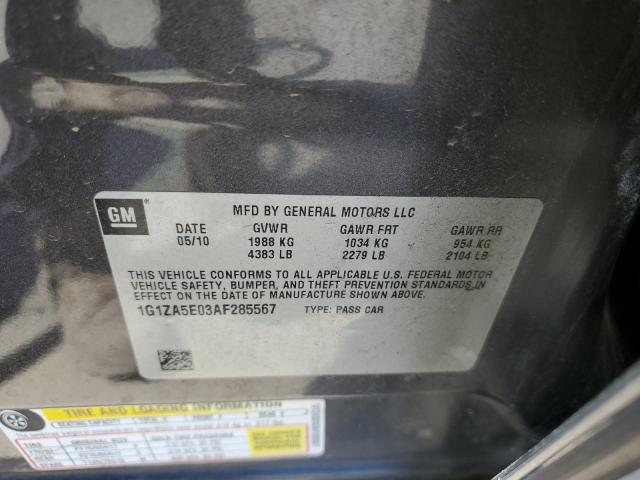 Photo 10 from auction – 2010 CHEVROLET MALIBU LS with VIN 1G1ZA5E03AF285567