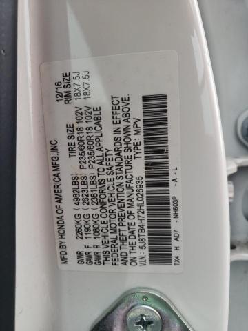 Photo 10 from auction – 2017 ACURA RDX with VIN 5J8TB4H72HL026935