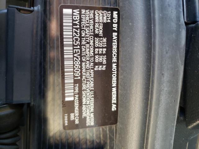 Photo 10 from auction – 2014 BMW I3 BEV with VIN WBY1Z2C51EV286091