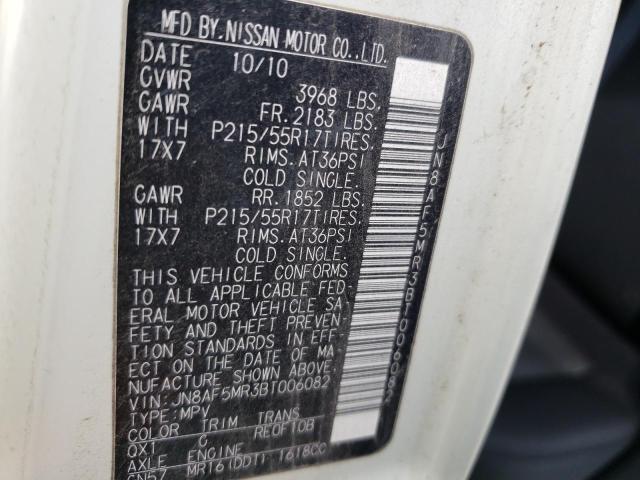 Photo 10 from auction – 2011 NISSAN JUKE S with VIN JN8AF5MR3BT006082