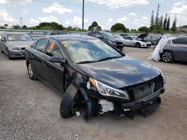 HYUNDAI SONATA SE 2017 with VIN 5NPE24AF6HH450129 - Photo from auction