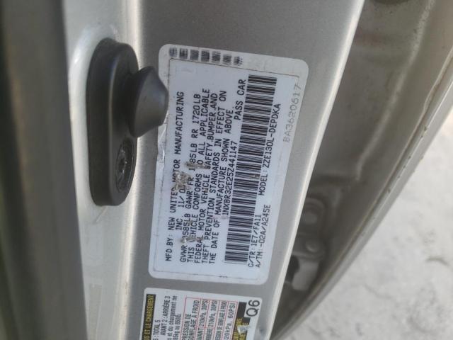 Photo 10 from auction – 2005 TOYOTA COROLLA with VIN 1NXBR32E25Z441147