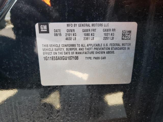 Photo 10 from auction – 2016 CHEVROLET MALIBU LIM with VIN 1G11E5SAXGU107108