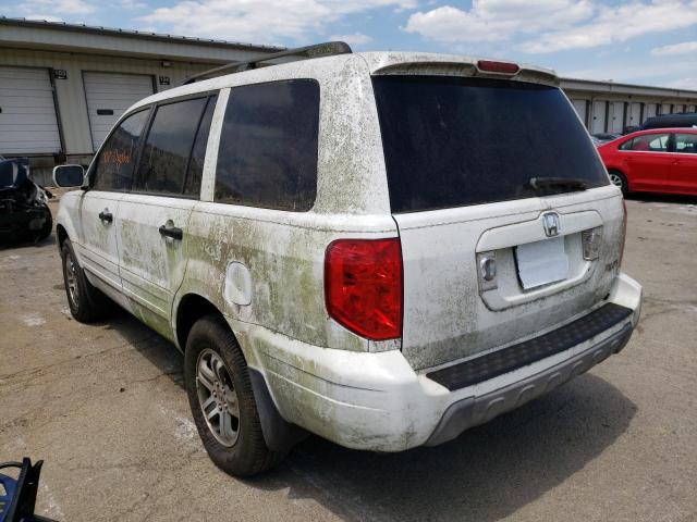 Photo 3 from auction – 2003 HONDA PILOT EX with VIN 2HKYF184X3H533513