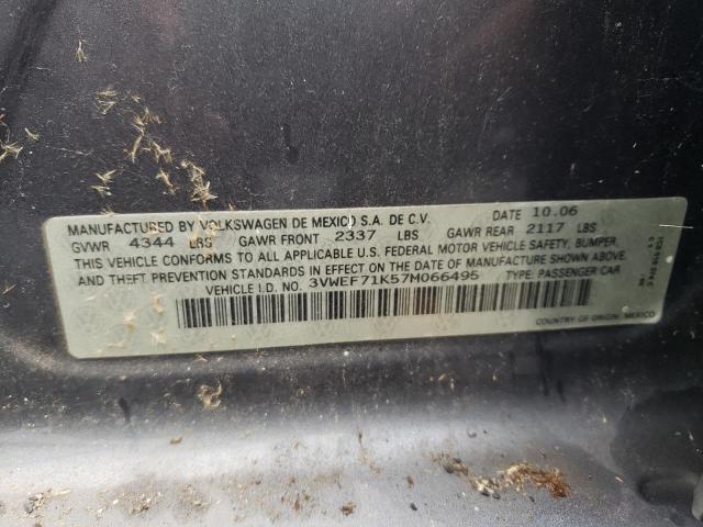 صورة رقم 10 من المزاد - 2007 VOLKSWAGEN JETTA WOLF مع VIN 3VWEF71K57M066495