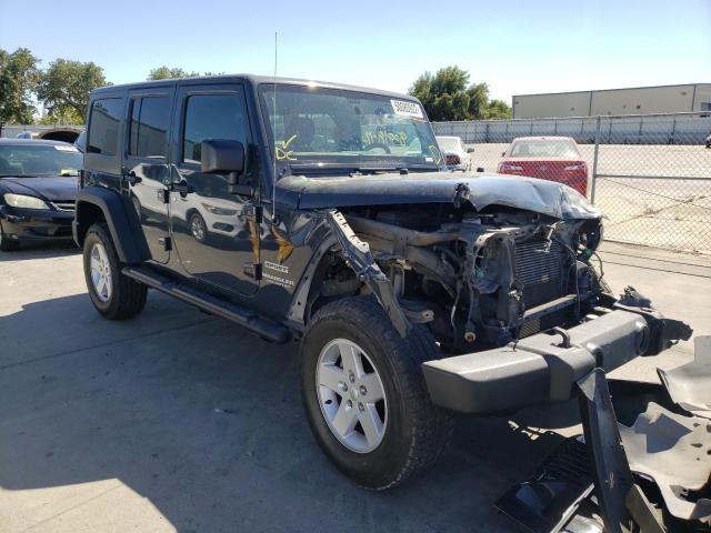 JEEP WRANGLER U 2017 with VIN 1C4BJWDG1HL704878 - Photo from auction