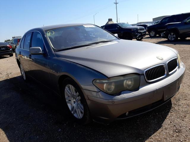 BMW 745 I 2002 with VIN WBAGL63452DP54303 - Photo from auction