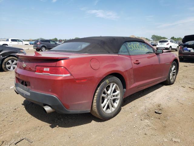 Photo 4 from auction – 2015 CHEVROLET CAMARO LT with VIN 2G1FD3D37F9284979