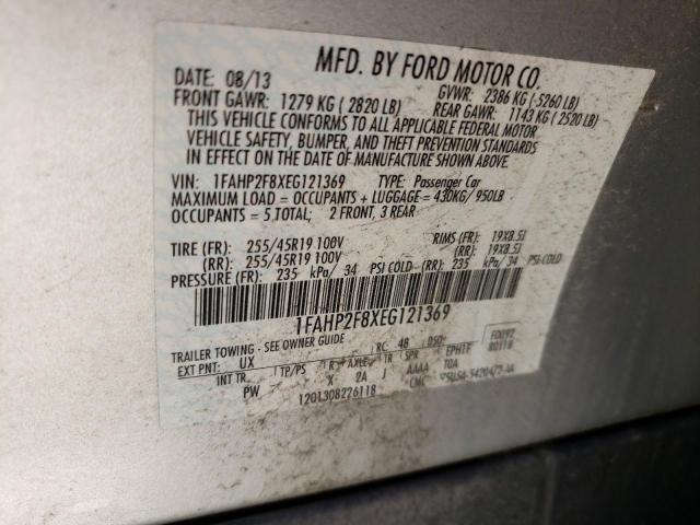 Photo 10 from auction – 2014 FORD TAURUS LIM with VIN 1FAHP2F8XEG121369