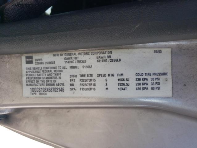 Photo 10 from auction – 2006 ISUZU I-280 with VIN 1GGCS198X68702146