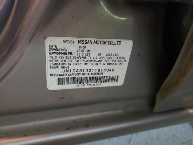 Photo 10 from auction – 2001 NISSAN MAXIMA GXE with VIN JN1CA31D21T614046